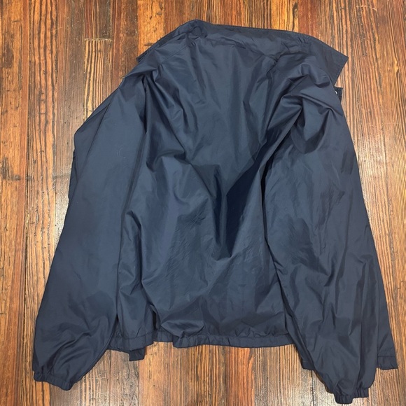 Cooperstown Dreams Park Jacket Mens 2XL Blue Snap Button Up Collared Windbreaker - Picture 2 of 5